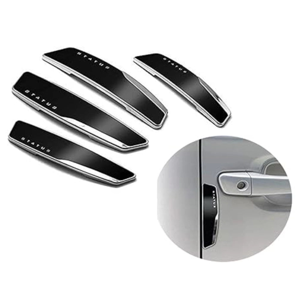 Generic Pack Of 4 Winner Plastic Car Door Guard Universal For Car (Black) Main image