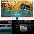 Generic Car Rear View Backup Camera 170 Wide Angle Hd Cmos Auto Parking Assistance Reverse (Black)