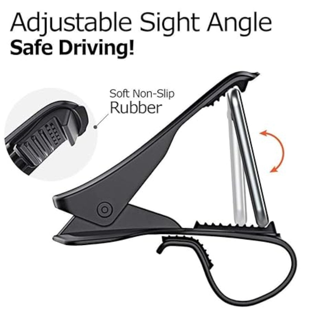 Generic Stylish Car Chimti Dashboard Phone Holder Mount Mobile Clip Stand For All Smartphones (Black) Secondary image