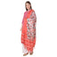 Generic Women's Art Silk Printed Dupatta (Red, Length: 2.25 to 2.50 Mtr)