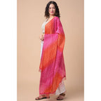 Generic Women's Chanderi Printed Dupatta (Multicolor, Length: 2.25 to 2.50 Mtr)