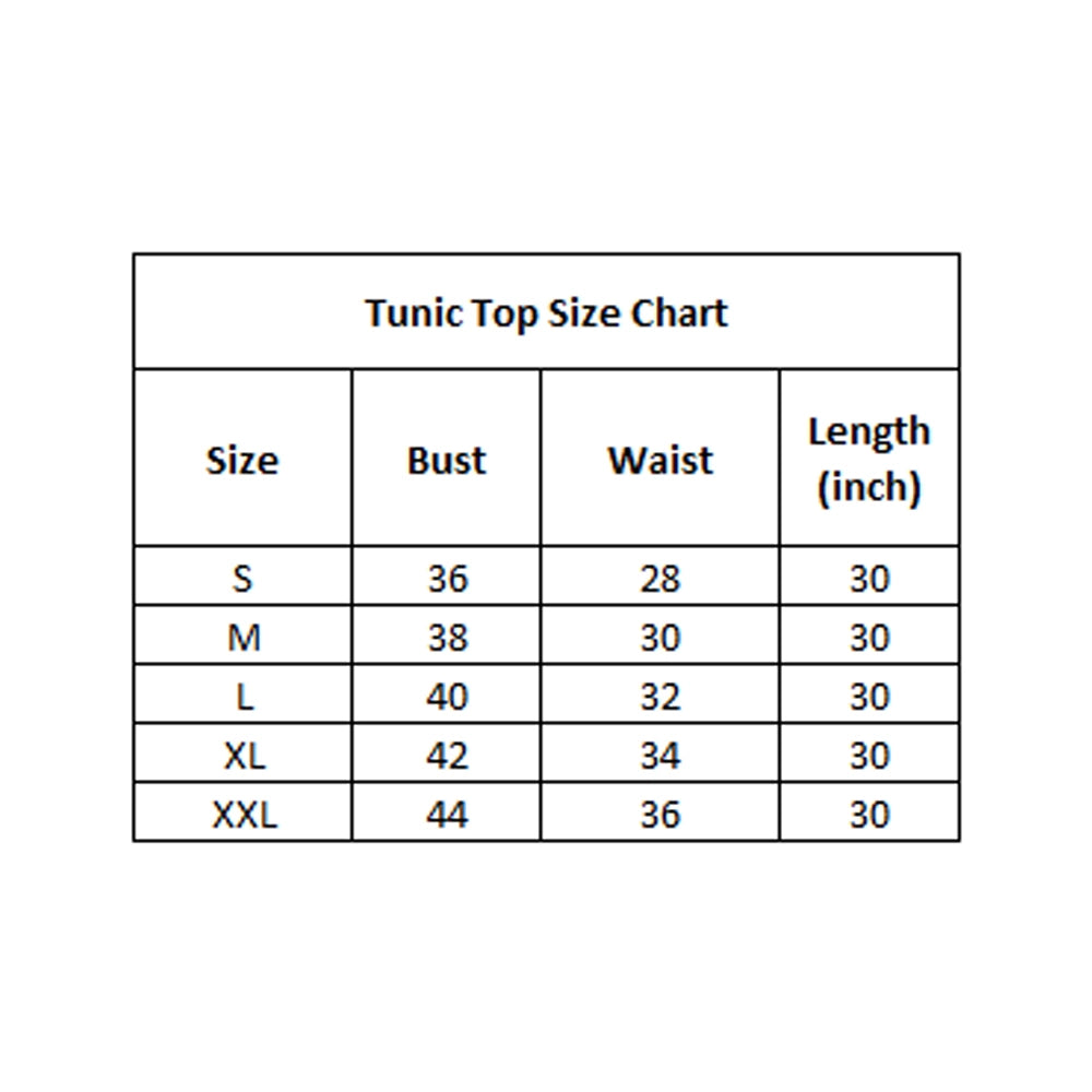 Generic Women's Polyester Printed Roll Up Sleeve Tunic Top (Green - Black)