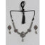Generic Women's Rose Gold Plated Alloy Necklace &amp; Earings Set (Silver)