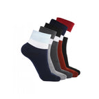 Generic 5 Pairs Men's Casual Cotton Blended Solid Ankle length Socks (Assorted)