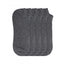 Generic 5 Pairs Unisex Casual Cotton Blended Solid Ankle length Socks (Dark Grey)