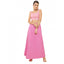 Generic Women's Cotton Solid Free Size Petticoat (Pink)