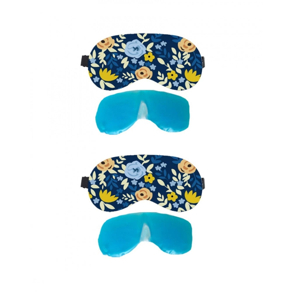 Generic Printed Polyester Eyemasks (Blue) Main image