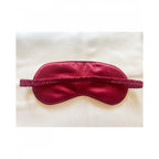 Generic Solid Satin Silk Eyemasks (Maroon)