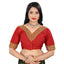 Generic Women's Banglory Embroidery Readymade Blouse (Red, Size: Free Size)