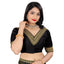 Generic Women's Banglory Embroidery Readymade Blouse (Black, Size: Free Size)