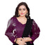 Generic Women's Organza Plain Readymade Blouse (Magenta, Size: Free Size)