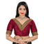 Generic Women's Banglory Embroidery Readymade Blouse (Maroon, Size: Free Size)