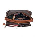 Generic Women's Faux Leather Solid Sling Bag (Green)