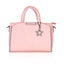Generic Women's Faux Leather Metal Beads Handbag (Pink)
