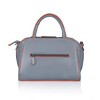 Generic Women's Faux Leather Metal Beads Handbag (Grey)