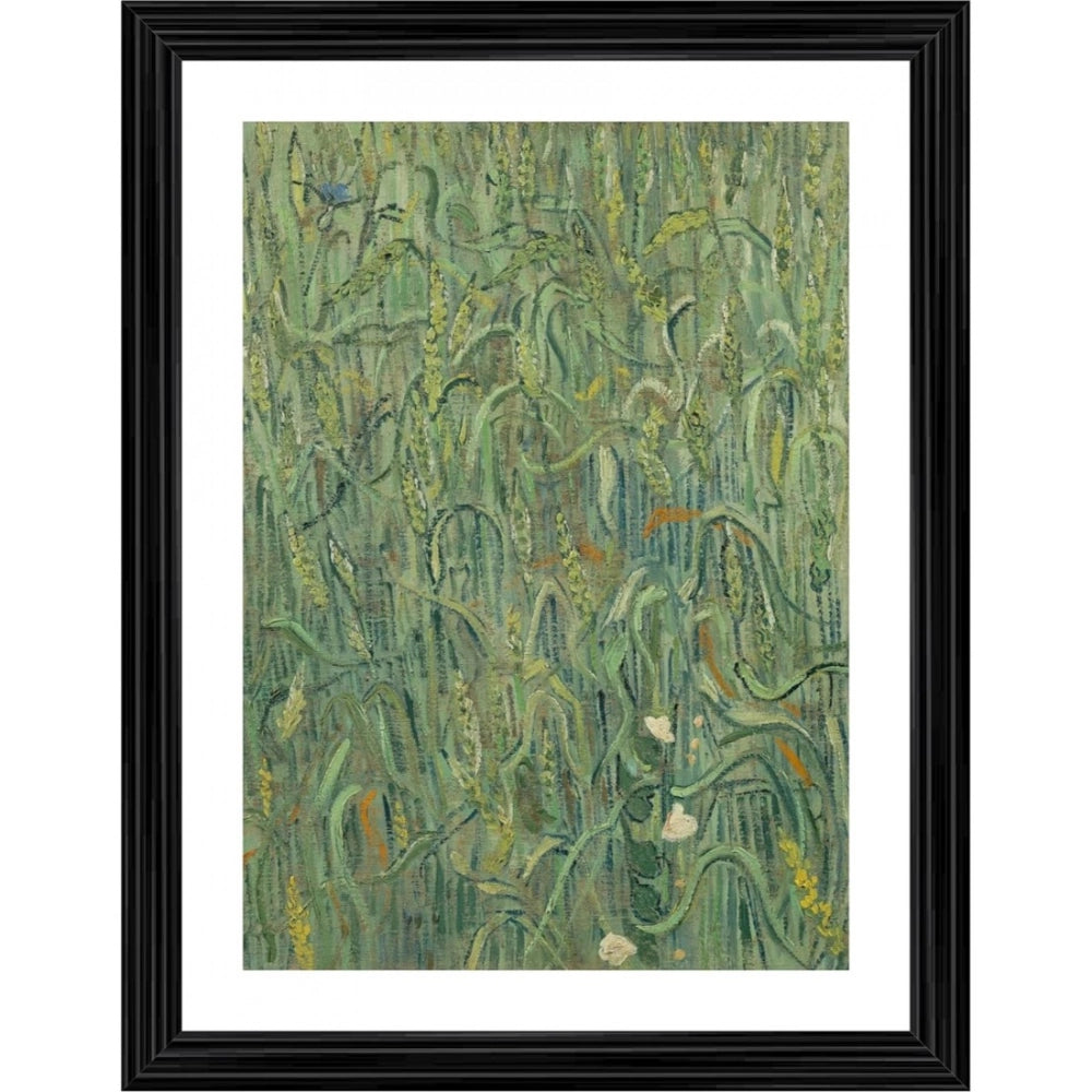 Generic Ears of Wheat 1890 Painting With Wood Photo Frame (Multicolor) Main image