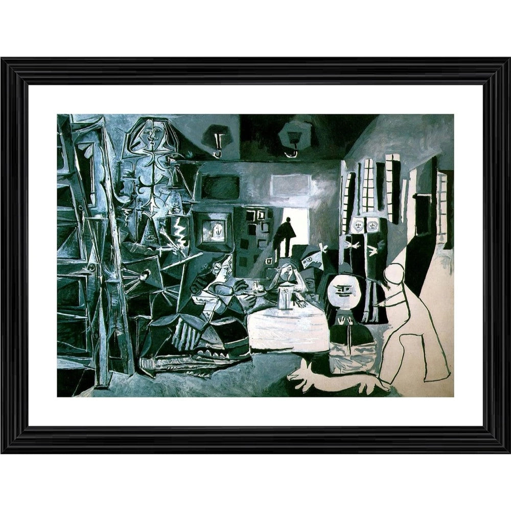 Generic Las Meninas The Maids of Honour 1957 Painting With Wood Photo Frame (Multicolor) Main image