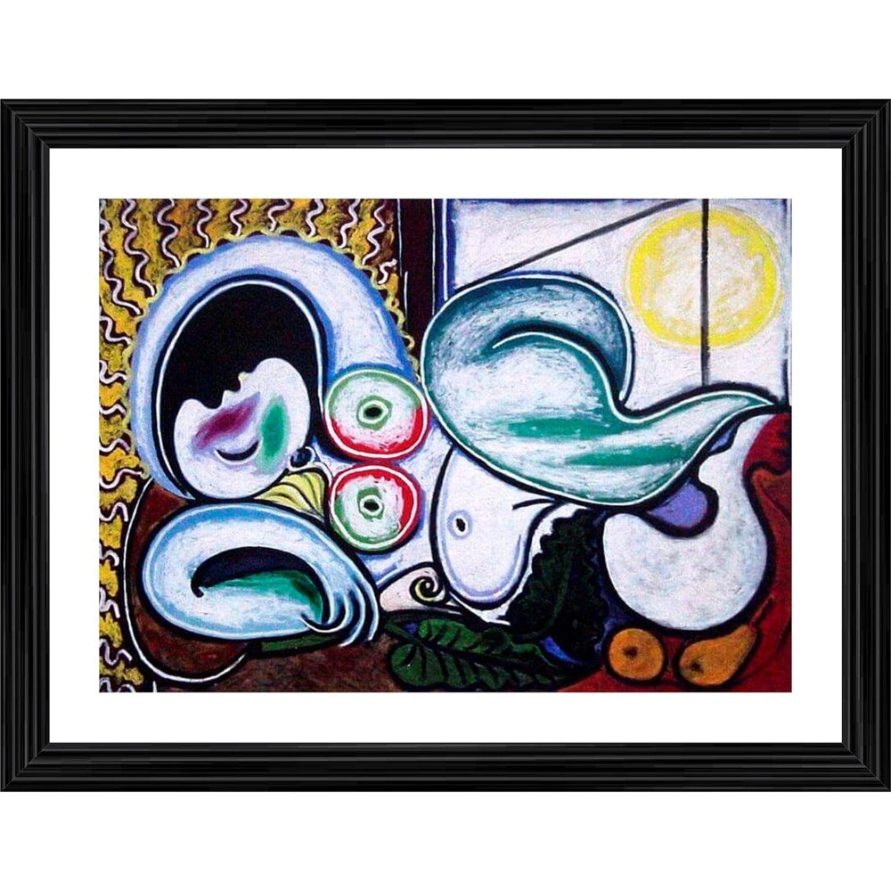 Generic Reclining Nude 1932 Painting With Wood Photo Frame (Multicolor) Main image