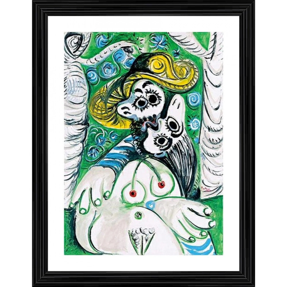 Generic Kiss 1969 Painting With Wood Photo Frame (Multicolor) Main image