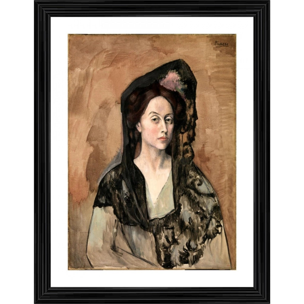 Generic Portrait of Madame Canals 1905 Painting With Wood Photo Frame (Multicolor) Main image