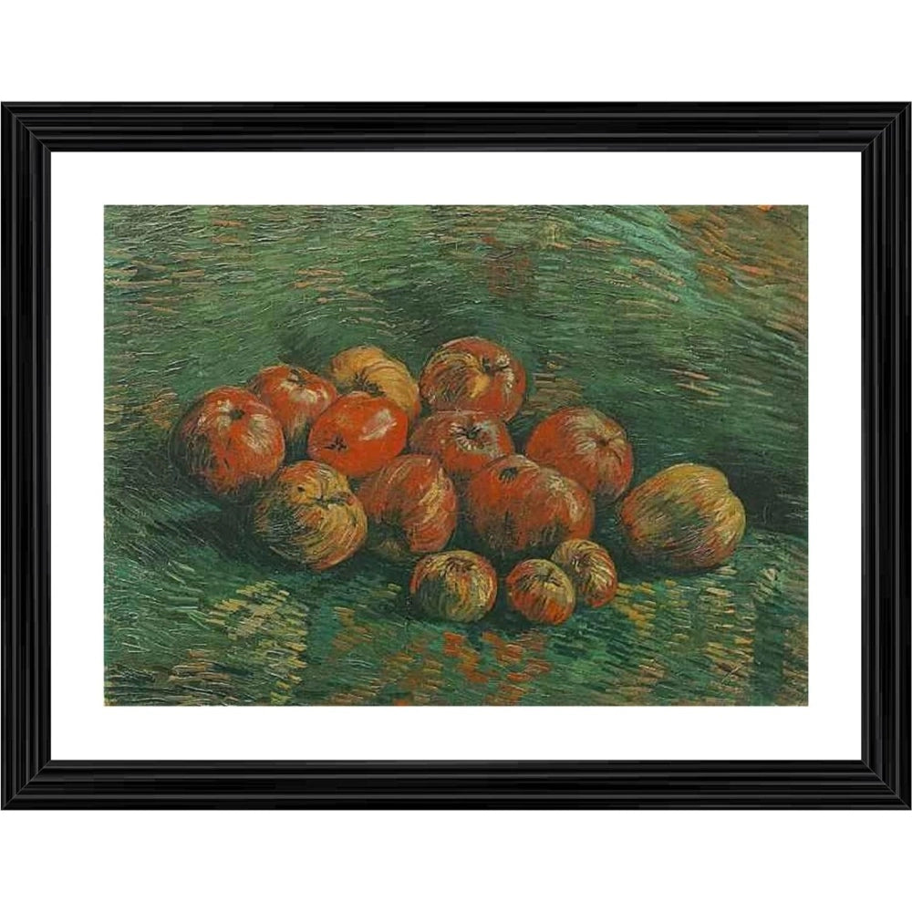Generic Still Life with Apples 1887 Painting With Wood Photo Frame (Multicolor) Main image