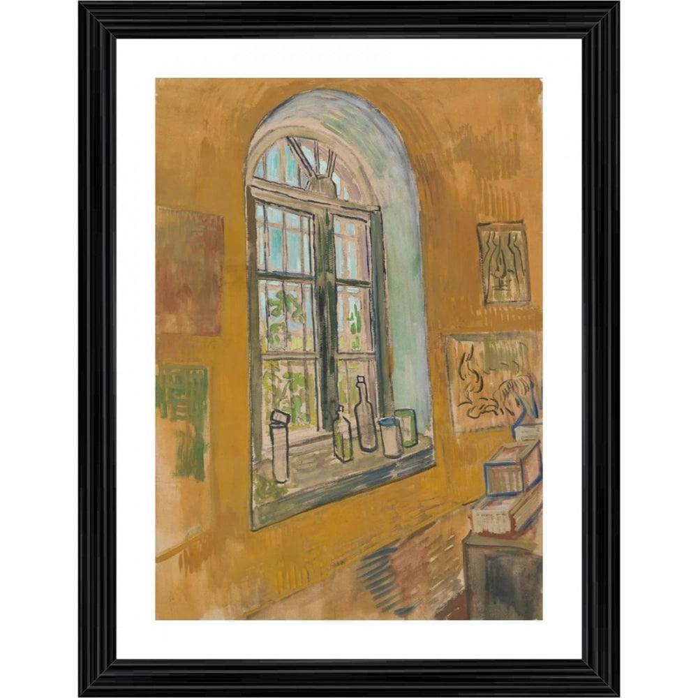 Generic Window in the Studio 1889 Painting With Wood Photo Frame (Multicolor) Main image