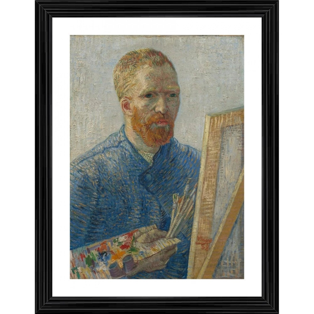 Generic Self Portrait as a Painter 1888 Painting With Wood Photo Frame (Multicolor) Main image