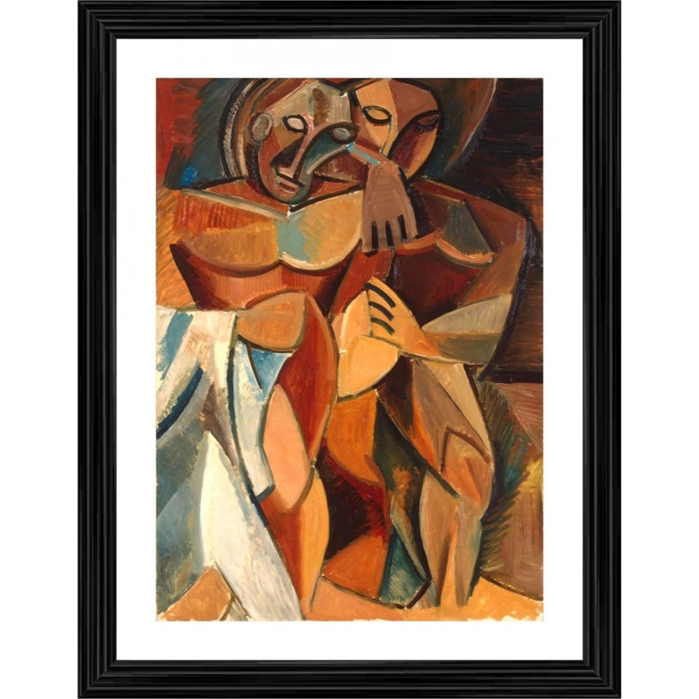 Generic Friendship 1908 Painting With Wood Photo Frame (Multicolor) Main image