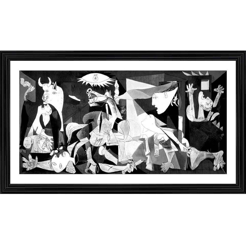 Generic Guernica 1937 Painting With Wood Photo Frame (Multicolor) Main image