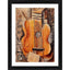 Generic Guitar I Love Eva 1912 Painting With Wood Photo Frame (Multicolor)