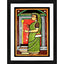 Generic Yashoda Painting With Wood Photo Frame (Multicolor)