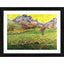 Generic Meadow in the Mountains Saint Paul 1889 Painting With Wood Photo Frame (Multicolor)