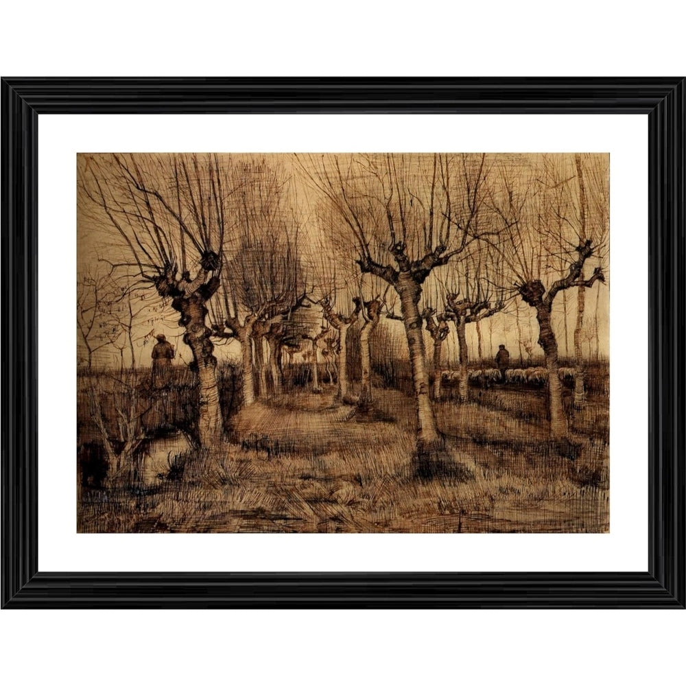 Generic Pollard Birches 1884 Painting With Wood Photo Frame (Multicolor) Main image