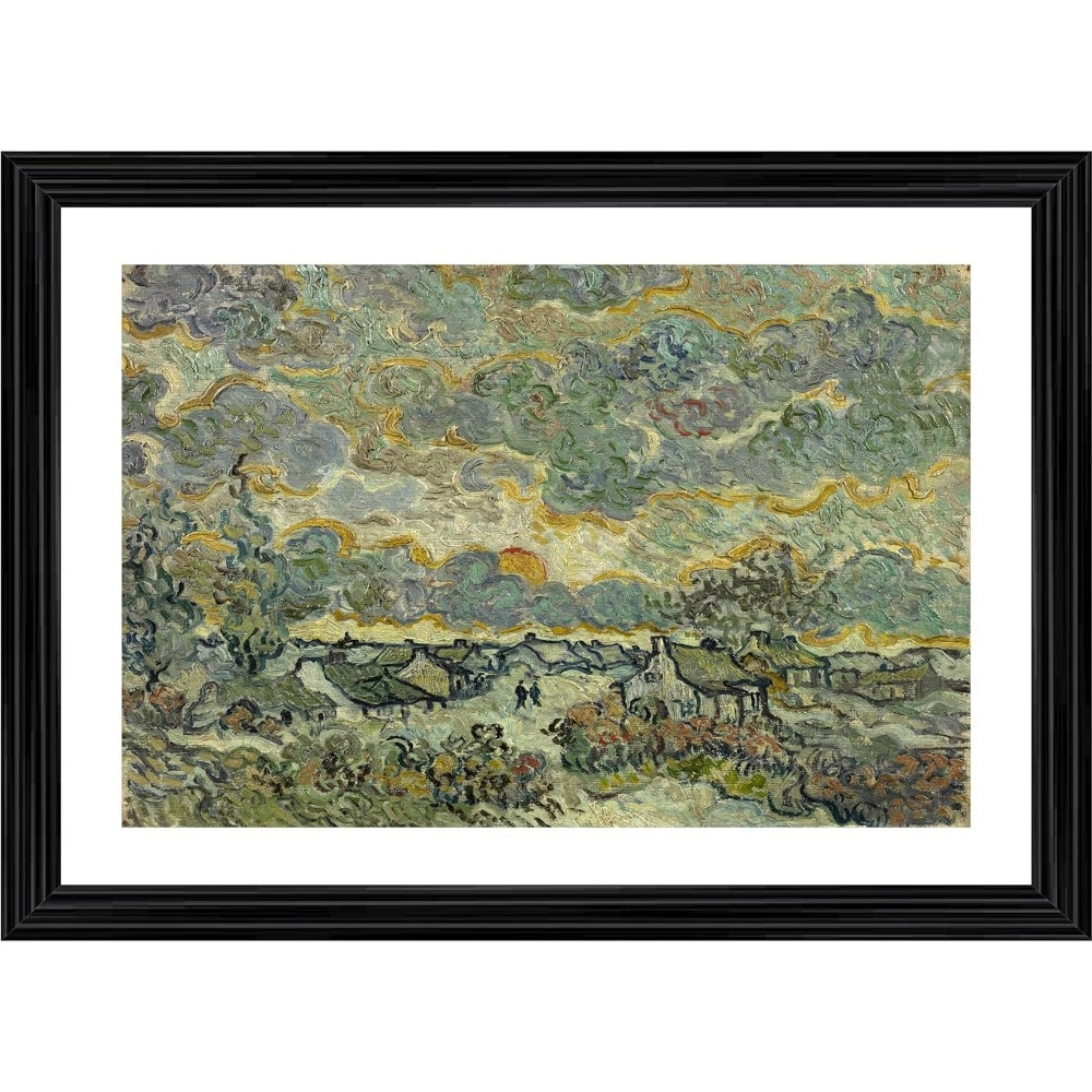 Generic Reminiscence of Brabant 1890 Painting With Wood Photo Frame (Multicolor) Main image