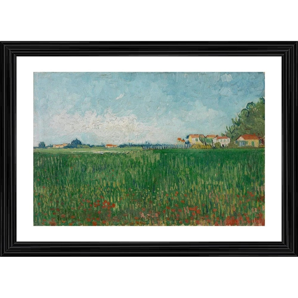 Generic Field with Poppies 1890 Painting With Wood Photo Frame (Multicolor) Main image