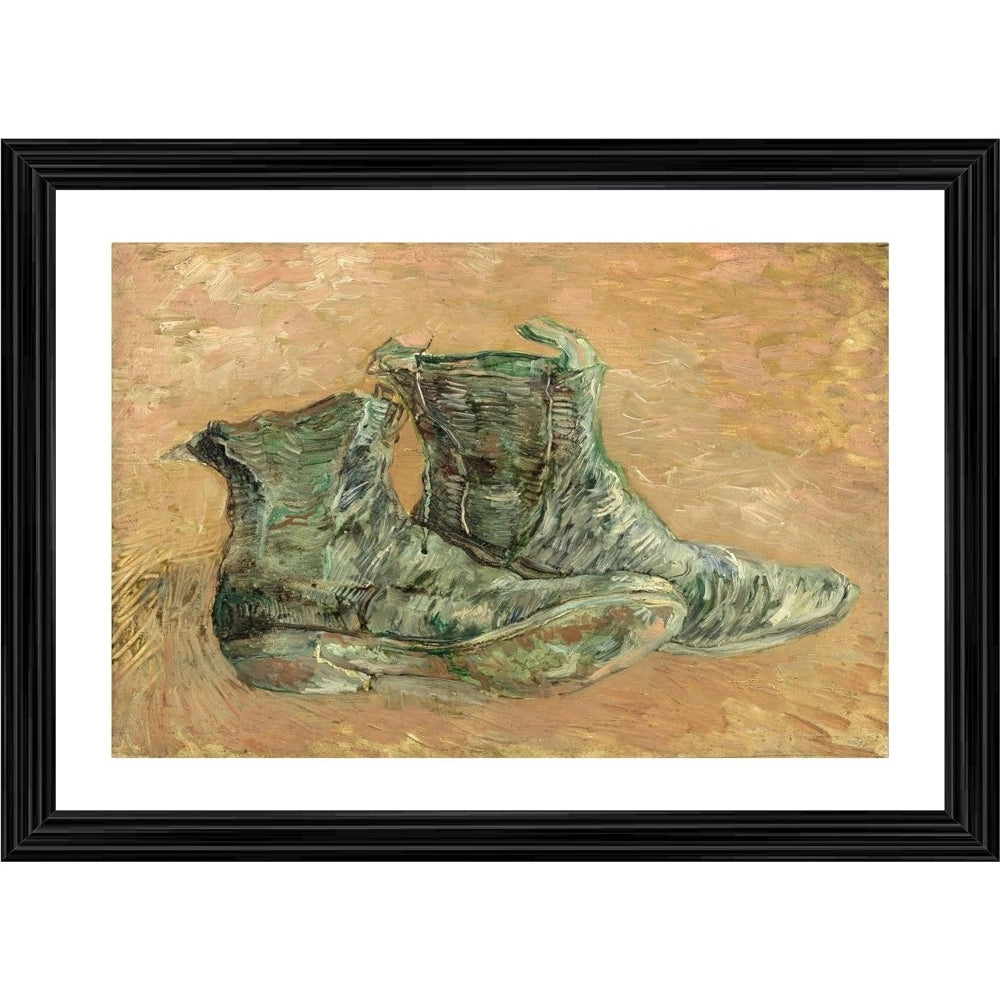 Generic Shoes 1887 Painting With Wood Photo Frame (Multicolor) Main image
