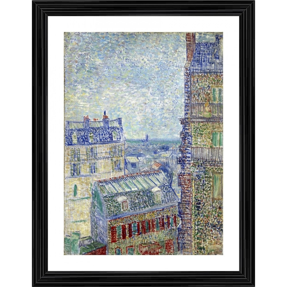 Generic View from Theos Home 1887 Painting With Wood Photo Frame (Multicolor) Main image