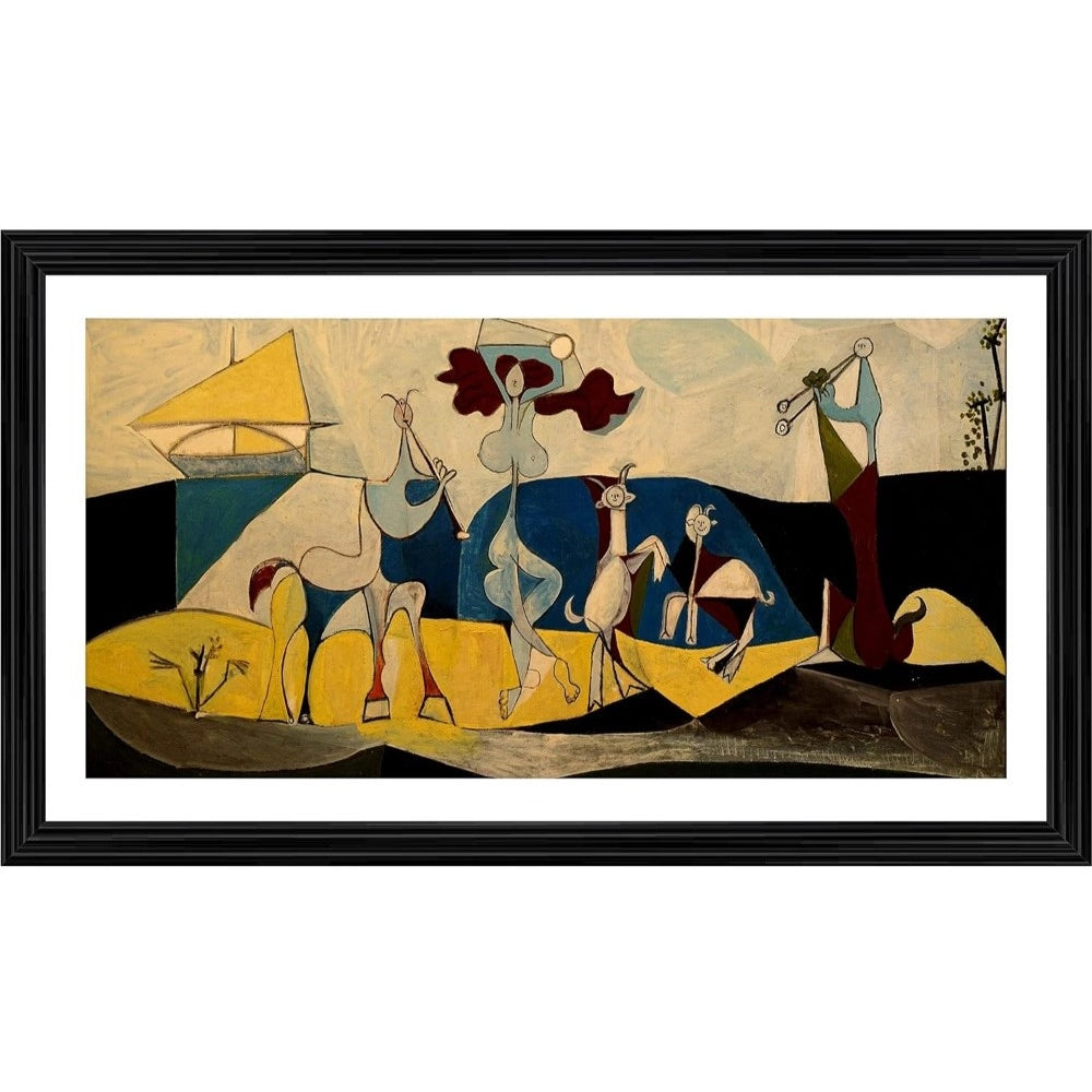 Generic Joie De Vivire Joy of Living 1946 Painting With Wood Photo Frame (Multicolor) Main image