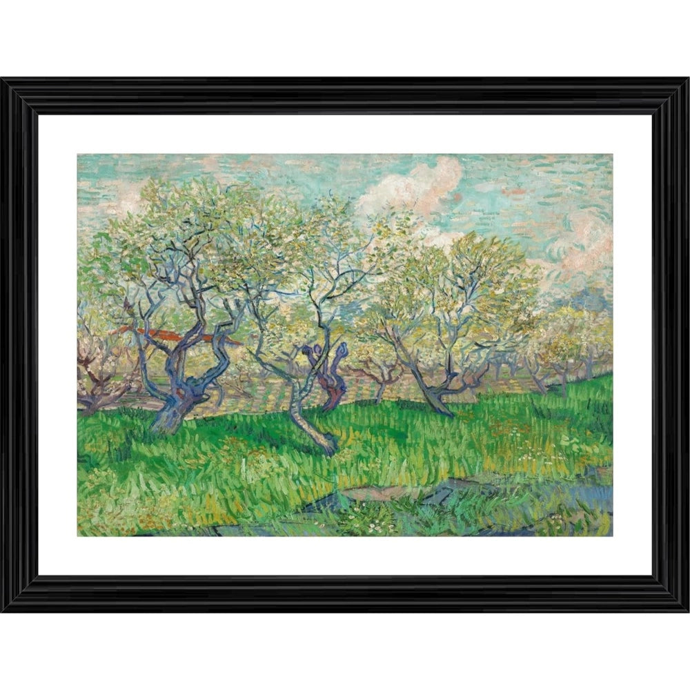 Generic Orchard in Blossom 1889 Painting With Wood Photo Frame (Multicolor) Main image