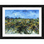 Generic The Green Vineyard 1888 Painting With Wood Photo Frame (Multicolor)