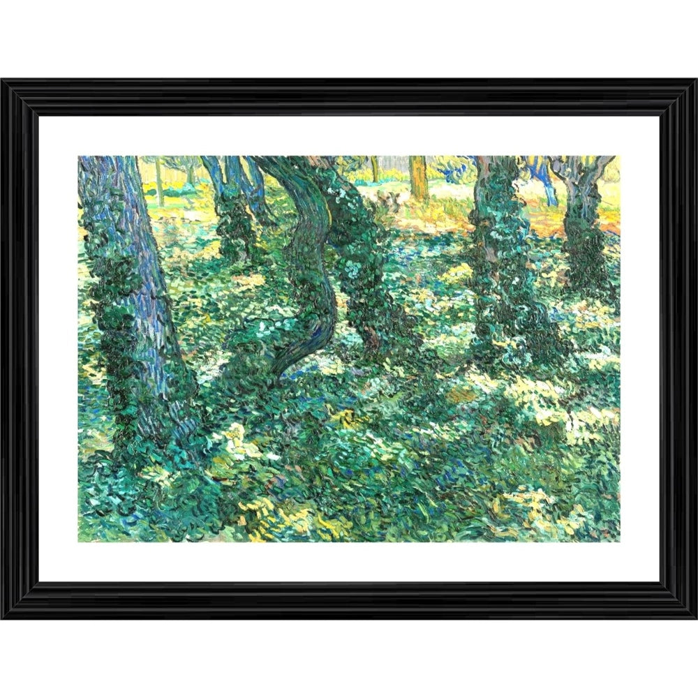 Generic Undergrowth 1889 Painting With Wood Photo Frame (Multicolor) Main image