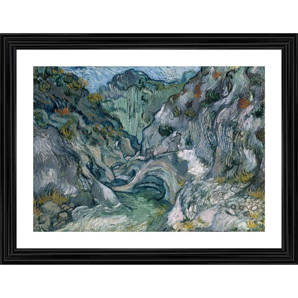 Generic Ravine 1889 Painting With Wood Photo Frame (Multicolor) Main image