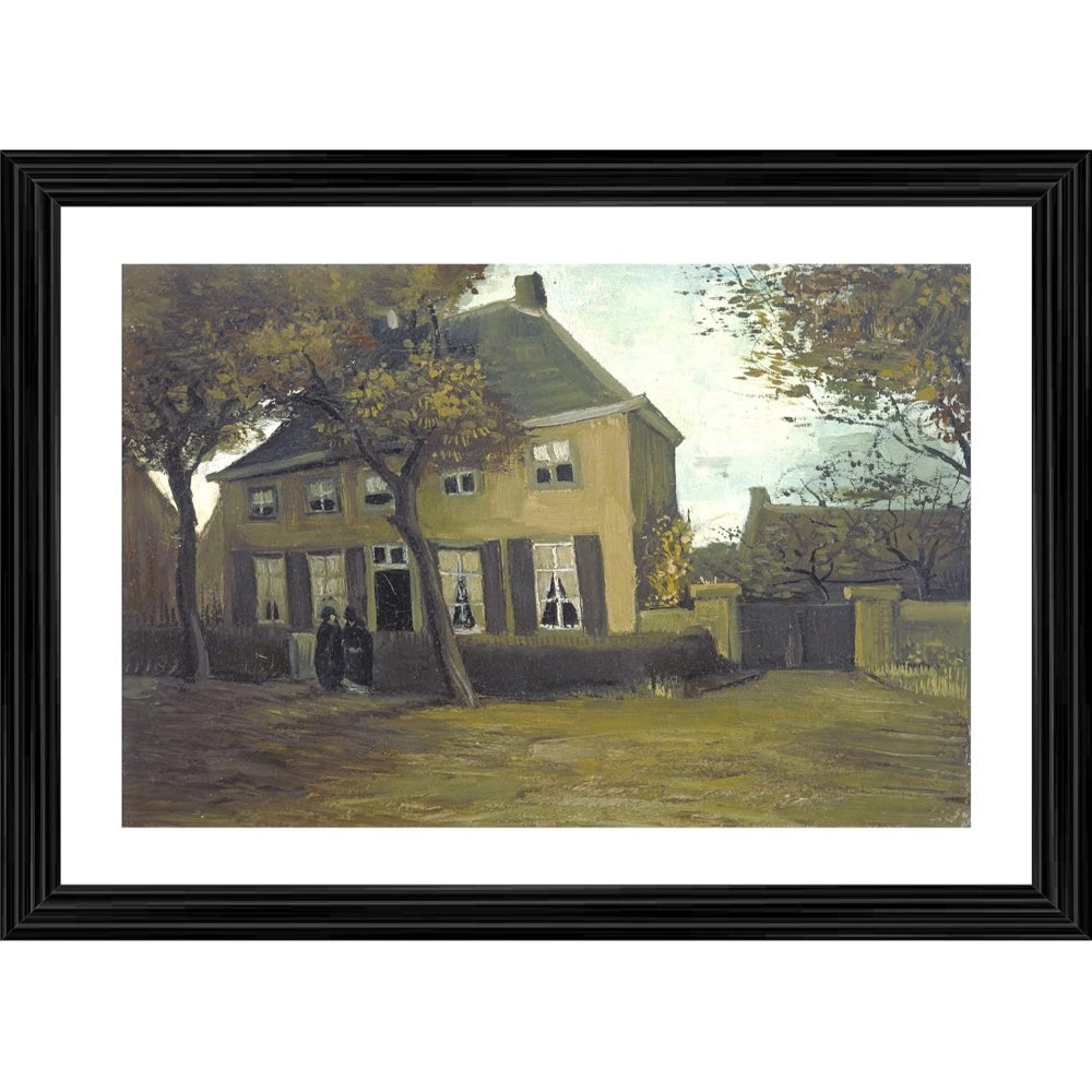 Generic The Vicarage at Nuenen 1885 Painting With Wood Photo Frame (Multicolor) Main image