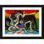 Generic Bullfight 2 Painting With Wood Photo Frame (Multicolor)