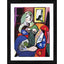 Generic woman with a book 1932 Painting With Wood Photo Frame (Multicolor)