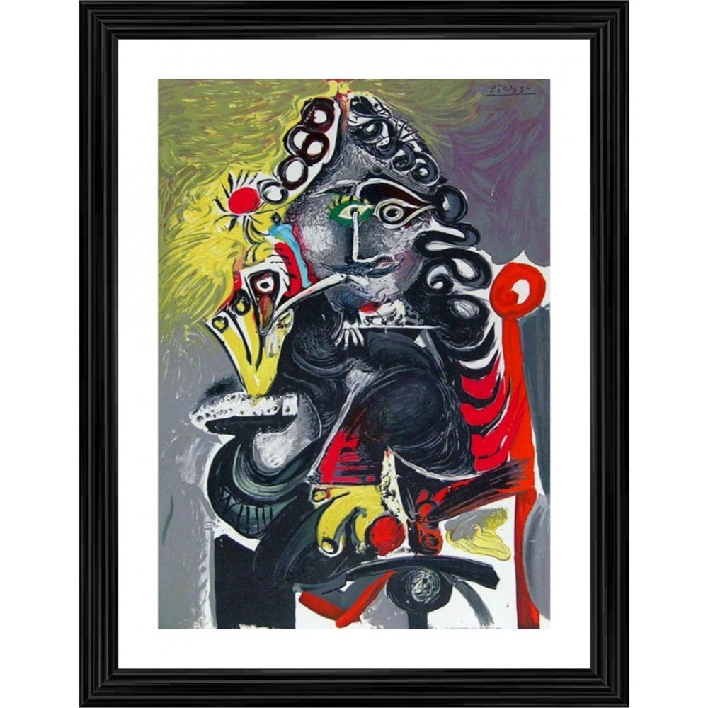 Generic The Musketeer 1967 Painting With Wood Photo Frame (Multicolor) Main image