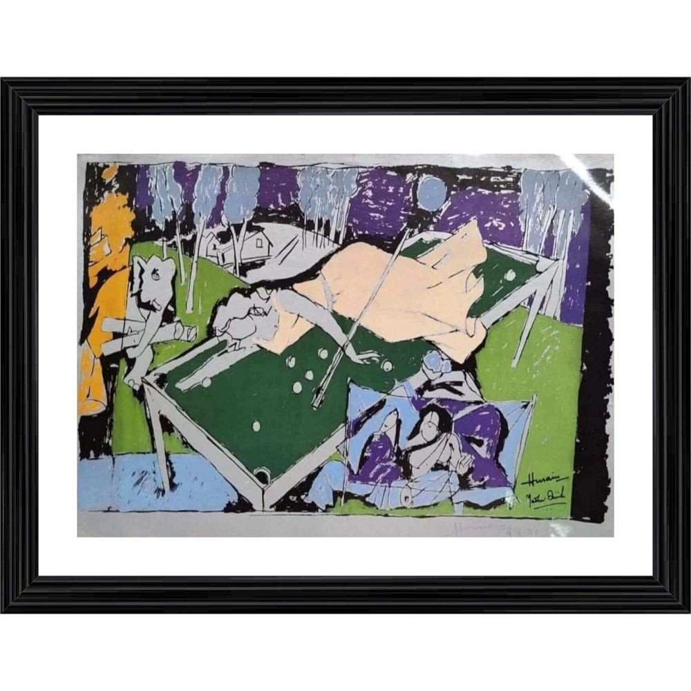 Generic The Culture 1 Painting With Wood Photo Frame (Multicolor) Main image