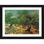 Generic Olive Grove 1889 Painting With Wood Photo Frame (Multicolor)