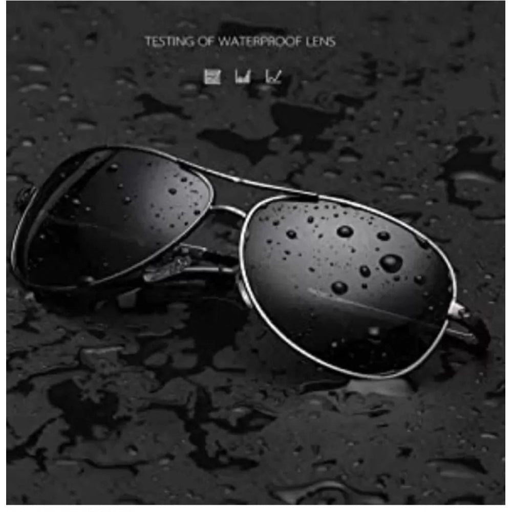 Generic Classic Unisex UV400 Protection Sunglasses (MultiColor) Secondary image