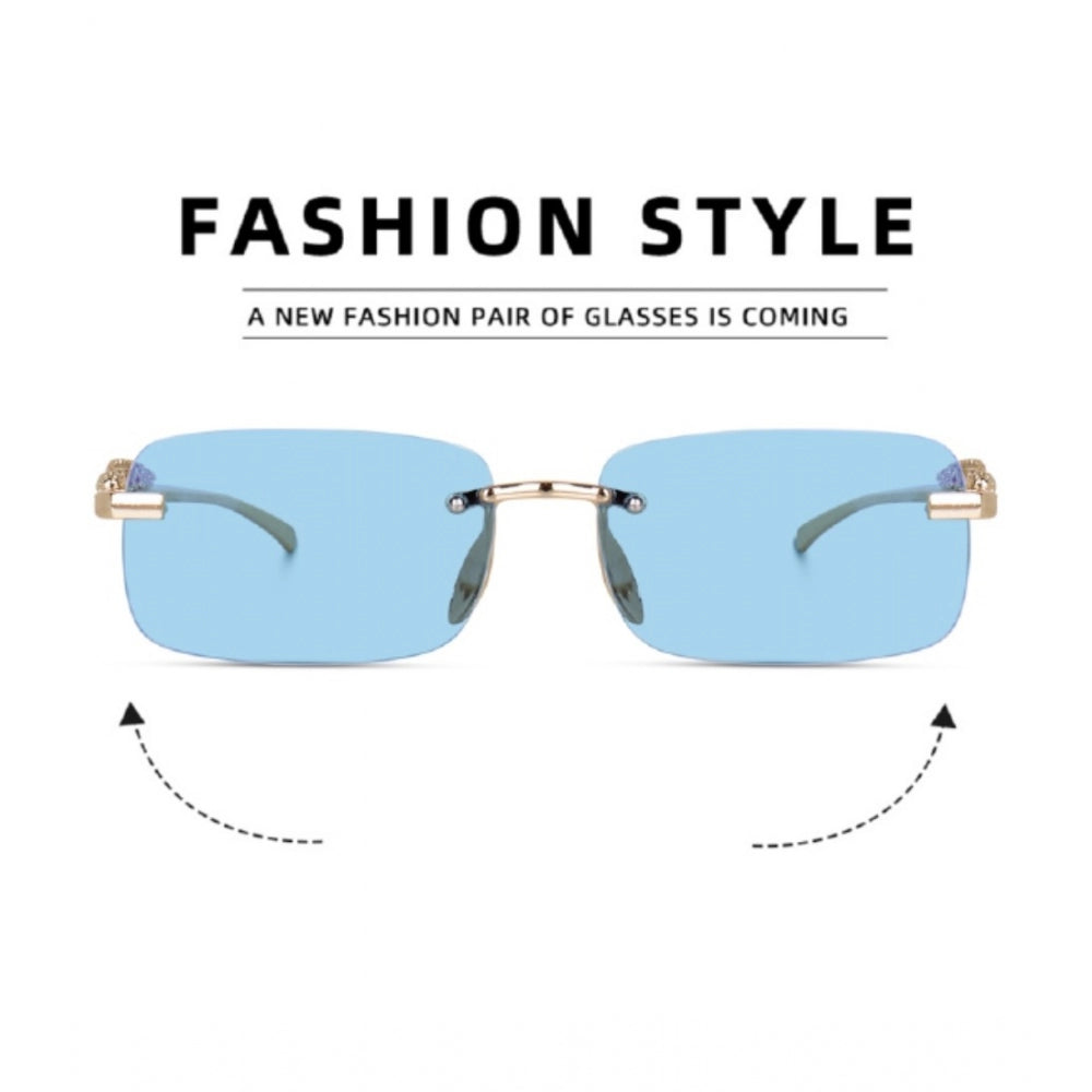 Generic Classic Unisex UV400 Protection Sunglasses (Gold) Secondary image